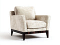 Sillones tela chenilla 88x84x86 cm beige diseño contemporáneo